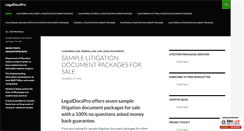 Desktop Screenshot of legaldocspro.net